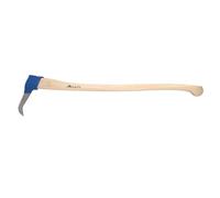 STUBAI Sappie forme sous-terre avec denture | 1100 g poids de la tête | Sappie avec manche en frêne | matricé, pointe trempée, aiguisée, polie | pour tirer et déplacer des pièces de bois