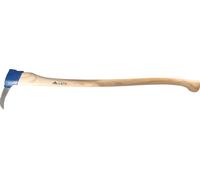 STUBAI Sappie forme tyrolienne avec denture | 1000 g poids de la tête | Sappie avec manche en frêne | matricé, pointe trempée, aiguisée, polie | pour tirer et déplacer des pièces de bois