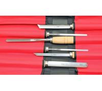 STUBAI Set de 6 couteaux à tourner S700006 Ciseau à bois Couteau à tourner en poche