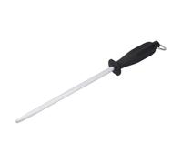 STUBAI Trancheur de table | Fusil 260 mm | Fusil en acier de qualité supérieure pour affûter les couteaux et les lames | Fusil en acier inoxydable, résistant au lave-vaisselle