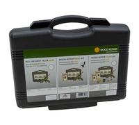 STUBAI WoodRepair Kit de réparation du bois BASIC avec pistolet de remplissage de nœuds 80W & sac compact Mix 1
