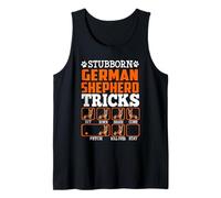 Stubborn German Shepherd Dog Tricks Funny Puppy Dogs Lover Débardeur