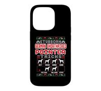 Stubborn German Shorthaired Pointer Tricks Dog Ugly Sweater Coque pour iPhone 14 Pro