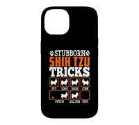Stubborn Shih Tzu Dog Tricks Funny Puppy Dog Lover Coque pour iPhone 14