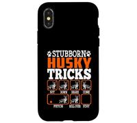 Stubborn Siberian Husky Dog Tricks Funny Dogs Lover Coque pour iPhone X/XS