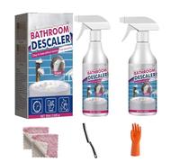 Stubborn Stains Cleaner, Bathroom Descaler Cleaner, Bathroom Foam Detergent, Bathrooms Descaler Spray for Toilet Bath Shower Glass Sink Detergent (2)