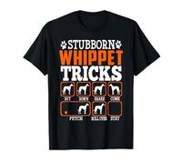 Stubborn Whippet Dog Tricks Funny Puppy Dog Lover T-Shirt