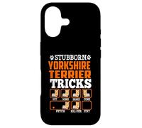 Stubborn Yorkshire Terrier Dog Tricks Funny Puppy Dogs Lover Coque pour iPhone 17