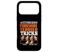 Stubborn Yorkshire Terrier Dog Tricks Funny Puppy Dogs Lover Coque pour iPhone 17 Pro Max