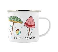 Stubbs Mugs By The Seaside Tasse en émail Life is Different At The Beach