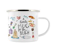 Stubbs Mugs Tasse en émail A Little Mug for The Beach