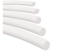 Stubotar Bande d'étanchéité en Mousse de Silicone Dia 7mm x 2M Longue, Éponge Solide Ronde Bande Blanche Douce et Durable pour Bricolage Scellé Manchon de Carte en Mousse