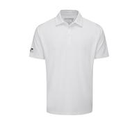 Stuburt Kestrel Polo à Manches Courtes Respirant et Anti-humidité Coupe Classique, Blanc, L Homme