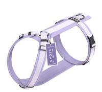STUCH Harnais en Y rembourré et réglable - Harnais en nylon indéformable et robuste pour petits et grands chiens - 100 % végétalien et certifié PETA (lilas, taille L)