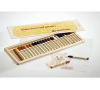 Stuck Marr beeswax crayons stick 24 color wooden box 61004 (japan import)