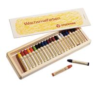 Stuck Marr beeswax crayons stick 24 color wooden box 61004 (japan import)