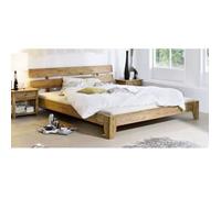 Stucture lit 140x200cm - Bois massif de palissandre huilé (Brun Clair) - NATURE BROWN 510