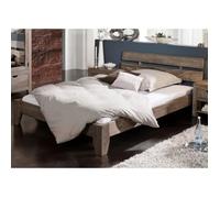 Stucture lit 180x200cm - Bois massif de palissandre huilé - NATURE GREY #212