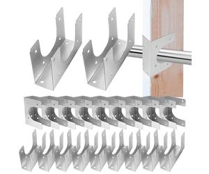 Stud métallique - 20 s galvanisés pour réparation de goujons, résistante à la chaleur | Pour installations de plomberie, câblage électrique et renforcement