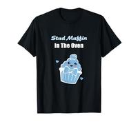 Stud Muffin in The Oven Sexe Reveal A Baby Boy Coming Soon T-Shirt