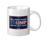STUDE Mug humoristique Boss Trump 2024 I Voted Trump Mug Trump Tasse amusante pour adolescentes