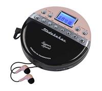 Studebaker SB3705PB Lecteur CD portable Super Sport lit des CD sans fil via l'autoradio avec radio FM stéréo et écouteurs stéréo coordonnés en couleur