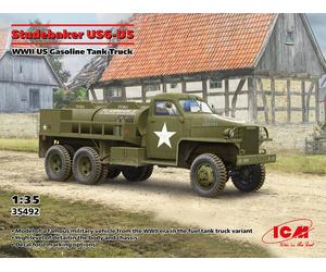 Studebaker US6-U5, WWII US Gasoline Tank Camion 1:3 5 Plastique Model Kit Icm