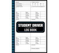 Student Driver Log Book: A Practice Recording for Learning to Drive