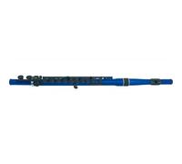 STUDENT FLUTE BLEU METALLIQUE ET NOIRE