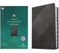 Student Life Application Study Bible: New Living Translation, Charcoal Gray Striped, Leatherlike, Filament Enabled Edition, Red Letter