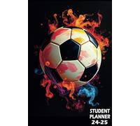 Student Planner 2024-2025: Weekly & Monthly Spreads, Homework Planning, and School Organisation, Ideal for Students, Small size. Theme Soccer