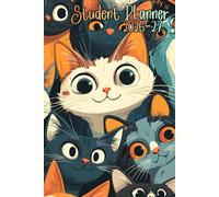 Student Planner 2026-2027: Cat notebook for time management, a calendar with a weekly class schedule and dedicated sections for notes and results for students and more.