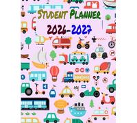 Student Planner 2026 2027: Daily Organizer 1 Days Per Page with Hours from Sep 26/Jul 27 for Primary, High School, and College Students (Back to School ) PINK