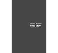 Student Planner 2026-2027: Weekly School Agenda for Students - Middle & High School | 1 Week on 2 Pages | Homework Organizer | 6" x 9