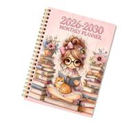 Student Planner 2026-2030 Planner - 5 Year Monthly Agenda | A5 Spiral Noteb