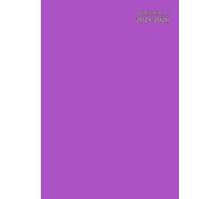 Student Planner a5: Simple Purple Cover - Small Size 5.8 x 8.3 - Daily Weekly And Monthly - Dated - Academic School Year - Middle / High school & ... Homeschool - For Boys and Girls - Not Spiral.