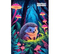 Student Planner kids A5: Boys and Girls - Cute Hedgehog Cover - Daily Weekly And Monthly - Small Size 5.8 x 8.3 - Dated - Academic School Year - For ... - Homework - Assignment - Non Spiral.