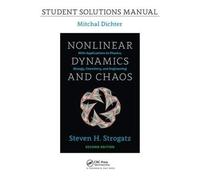 Student Solutions Manual For Nonlinear Dynamics And Chaos, 2nd Edition