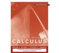 Student Solutions Manual to accompany Calculus Multivariable 2e by Steven G. Washington University in St. Louis Krantz Paperback Book Steven G. Washington University in St. Louis Krantz (Auteur)