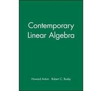 Student Solutions Manual to accompany Contemporary Linear Algebra by Howard Anton Paperback Book Howard Anton, Robert C Busby (Auteur)