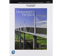 Student Study Guide And Solutions Manual For University Physics, Volume 1 (Chapters 1-20)