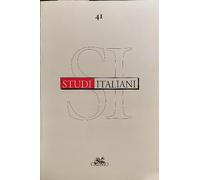 Studi italiani. Vol. 41. Vol.XXI,1. Dall'Indice: --Franca Strologo. I volti di Ferraù. --Marco Villoresi.In lode dell' icona. --David. Quint. Armi e nobiltà. --Luigi Blasucci. Per un commento