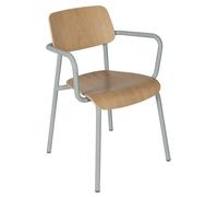 Studie Bridge Chaise à dossier en chêne Indoor Fermob - 3100540483596