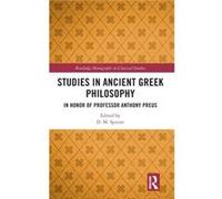 Studies in Ancient Greek Philosophy by D. M. Spitzer D. M. Spitzer (Auteur)