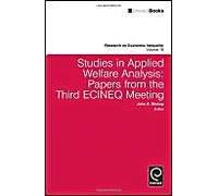 Studies in Applied Welfare Analysis