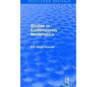 Studies In Contemporary Metaphysics