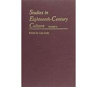 Studies In Eighteenth-Century Culture
