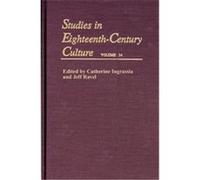 Studies In Eighteenth-Century Culture, STUDIES IN EIGHTEENTH-CENTURY CULTURE