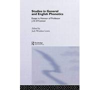 Studies In General And English Phonetics