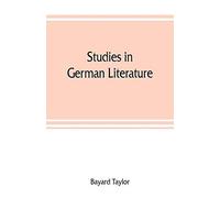 Studies In German Literature
